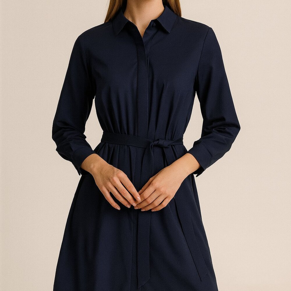 MaxMara Pulvino Navy Dress